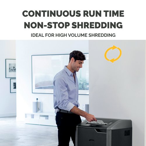 Designed for heavy use by up to 20 users, the Fellowes 425Ci Cross-Cut Shredder is a capable office machine for keeping data safe. It shreds up to 28 sheets at once into tiny 4x30mm particles, making it significantly more difficult for thieves to reconstruct stolen documents. A large 121 litre bin means less time spent emptying out waste. The 425Ci also features an auto-oil mechanism to keep the cutters working smoothly and improve your shredder's longevity. 120 GBP / 150 Euro Cashback