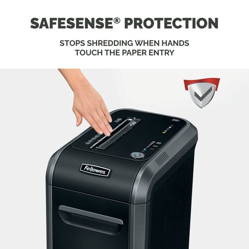 Designed for frequent use in the office, the Fellowes 99Ci Cross-Cut Shredder is the efficient way to destroy confidential documents. It slices up to 17 sheets at once into 4mmx38mm strips to help stop data thieves in their tracks. It can run for up to 25 minutes without overheating, making it ideal for medium duty use by several users. The 34 litre bin can be pulled out for easy waste disposal.