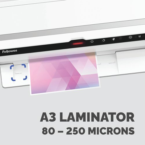 Fellowes Venus A3 Laminator 230V EU/UK Includes Bonus Pouch Pack 5746703 BB63433 Buy online at Office 5Star or contact us Tel 01594 810081 for assistance