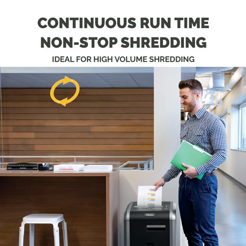 To securely dispose of sensitive data, trust in the Fellowes 225mi Microshred Shredder. This capable device cuts particles many times smaller than a standard cross-cut shredder, meaning that it is virtually impossible to recreate shredded documents. This shredder is designed to be extra safe, stopping immediately if hands get too near the shredding mechanism. It is also designed to work silently, meaning that you don't have to disrupt an entire office when using it.