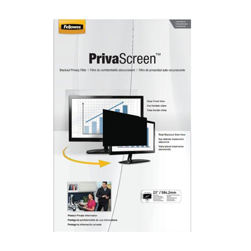 BB66018 Fellowes PrivaScreen Privacy Filter Widescreen 23 Inch 4807101