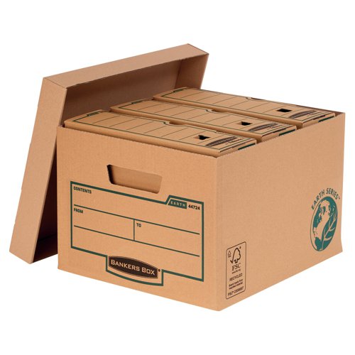 Bankers Box Earth Series Storage Box Brown (Pack of 10) 4472401 BB67063