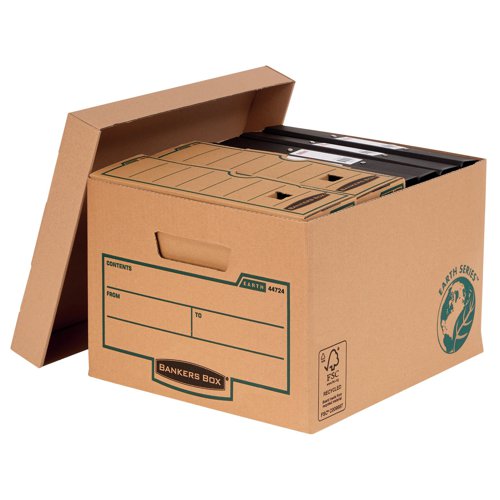 Bankers Box Earth Series Storage Box Brown (Pack of 10) 4472401 - BB67063