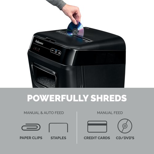 Fellowes Automax 150C Cross Square Cut Shredder 4680201 - Fellowes - BB68375 - McArdle Computer and Office Supplies