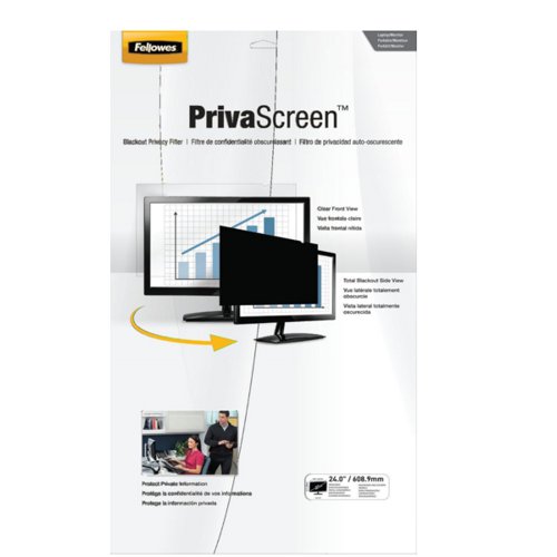 Fellowes Privascreen Privacy Filter Widescreen 24 Inch 484811801 - BB68827
