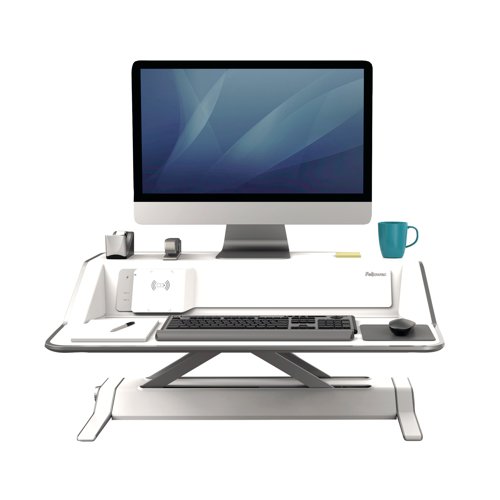 Fellowes Lotus DX Sit/Stand Workstation White 8081101