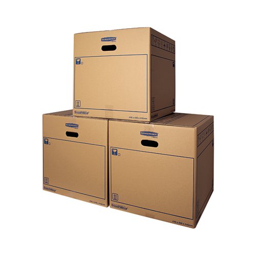 Bankers Box SmoothMove Standard Moving Box 446 x 446 x 446mm Pack 10 6207401