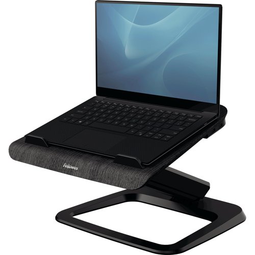 Fellowes Hana Laptop Support Height Adjustable 230V USB Black 8064301