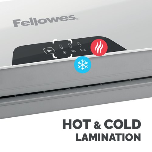 A sleek and stylish laminator from Fellowes, the Pixel A3 laminator is an incredibly versatile and easy to use machine, perfect for use at home or in smaller offices. Boasting an exceptionally fast heat-up time of as little as 3 minutes, the Pixel is capable of laminating in 80 or 125 micron thickness allowing it to perfectly suit your needs. With a host of other user-friendly features, such as an automatic shutdown after 30 minutes of inactivity for increased energy efficiency and a release trigger for easily retrieving and realigning misfed documents, the Pixel A3 laminator is both highly efficient and practical.