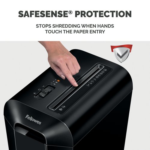 Fellowes Powershred LX65 Cross-Cut Shredder Black 4400601 - Fellowes - BB76478 - McArdle Computer and Office Supplies