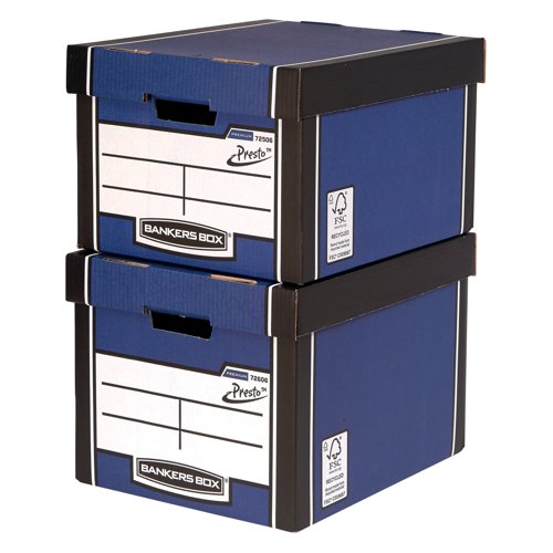 Bankers Box Premium Classic Box Blue (Pack of 5) 7250617