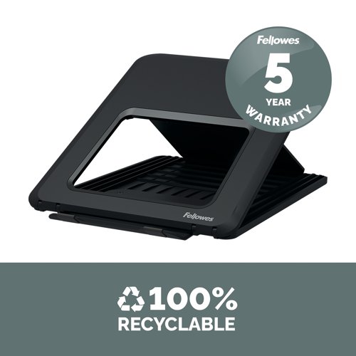 Fellowes Breyta Laptop Riser Black 100016558 BB79484 Buy online at Office 5Star or contact us Tel 01594 810081 for assistance