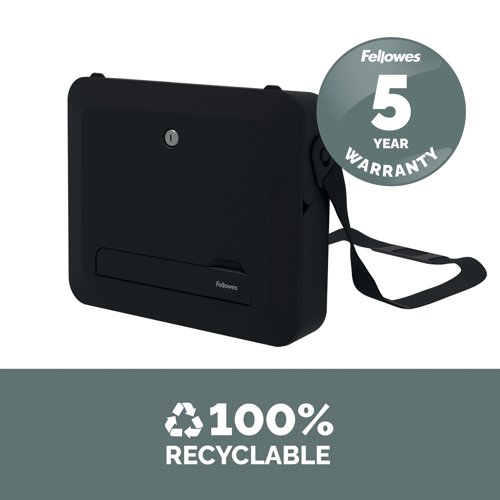 The Fellowes Breyta Laptop Carry Case is a 2 in 1 design that includes a storage/carry case and laptop riser. It has a built-in handle and optional carry strap. The riser has 5 height adjustments for ergonomic working. Portable design that is easy to set up, adjust and store away. Ideal for hybrid working.