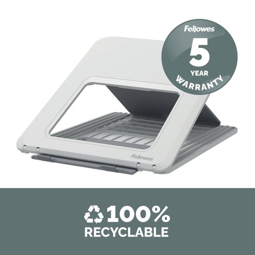 Fellowes Breyta Laptop Riser White 100016559 BB79487 Buy online at Office 5Star or contact us Tel 01594 810081 for assistance