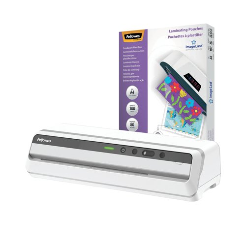 Fellowes Jupiter A3 Laminator White with FOC Laminator Pouches