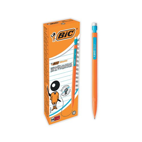 Bic Matic Original Mechanical Pencil Broad 0.9mm (Pack of 12) 892271
