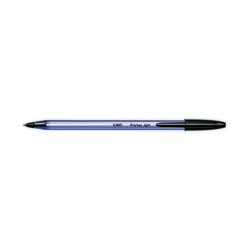 BC34062 Bic Cristal Soft Ballpoint Pen Medium Black (Pack of 50) 918518