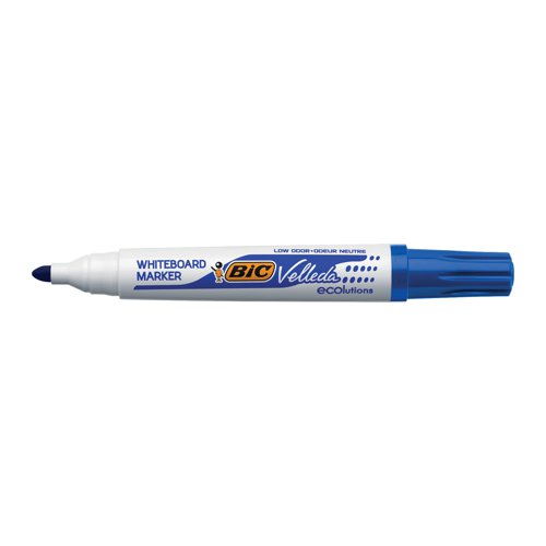 These Bic Velleda 1701 Drywipe Markers provide premium writing and sketching performance with your whiteboard. The alcohol-based ink glides on smoothly and erases just as easily, and is low odour. The markers feature a strong acrylic tip that won't bend or retract into the barrel, even with heavy use. The bullet tip delivers a 1.5mm line width. This bulk pack contains 48 markers in assorted colours.