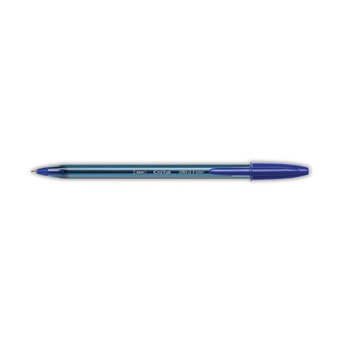 Bic Cristal Ballpoint Pens Ultra Fine 0.7mm Blue (Pack of 20