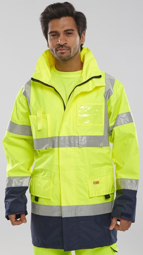 Beeswift Two Tone Breathable High Visibility Traffic Jacket