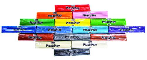 PlastiPlay Modelling Clay Assorted (Pack of 20) CC15MX20