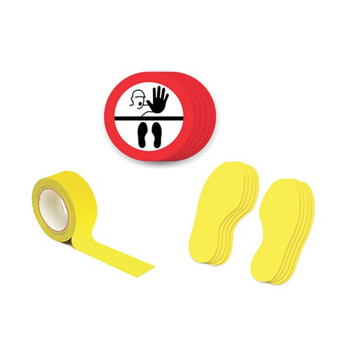 Social Distance Marker Kit Symbol Only 1B SDKIT1B
