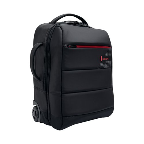 BestLife 15.6 Inch Trolley Backpack with USB Type-C Connector Black BT-3335BK
