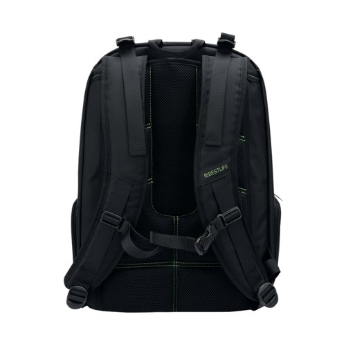 BestLife 17 Inch Gaming Assailant Backpack with USB Connector Black BB-3331GE