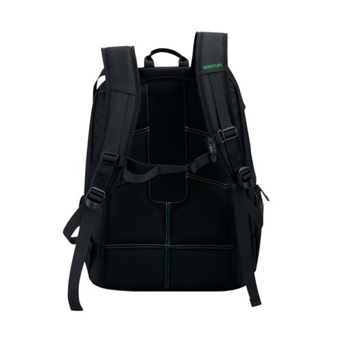 BF41621 BestLife 17 Inch Gaming Assailant Backpack with USB Connector Black BB-3331GE