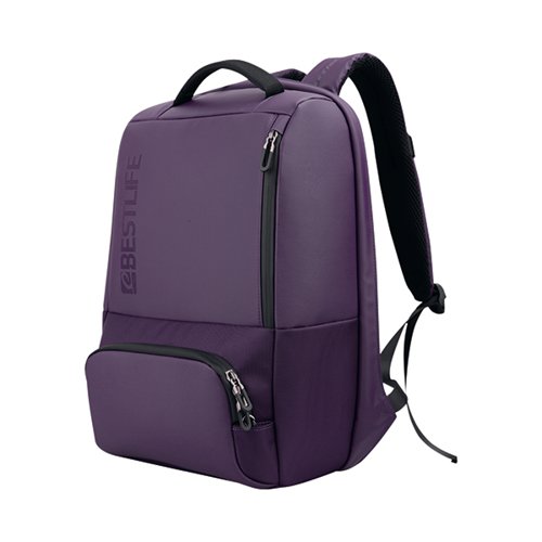 BestLife 15.6 Inch Laptop Backpack with USB Connector BB-3401R-1