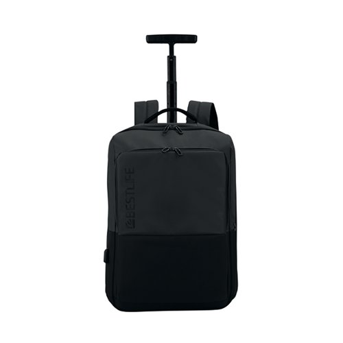 BestLife Travel Trolley Bag with USB Connector BT-3401BK-1