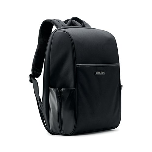 This BestLife Neoton 2.0 Laptop Backpack with padded compartments for tablets and laptops up to 15.6 inches. The bag has a handy USB connector for charging devices. Featuring a large anti-theft main compartment, with dividers for accessories, one front pocket and a hidden back pocket as well as a pen and card holder. The backpack has ergonomic shoulder pads and back, padded with breathable mesh for comfortable transportation.