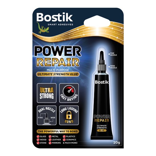 Bostik Power Repair Glue 20g (Pack of 6) 30609985