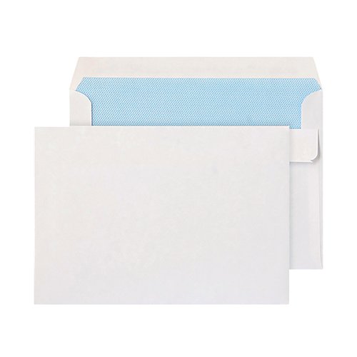 125 x Plain White Envelope DL Size 90gsm Self-Seal Flap 110mmx220mm 