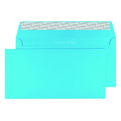 DL Wallet Envelope Peel and Seal 120gsm Cocktail Blue (Pack of 250) 209