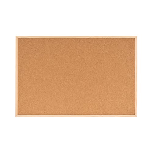 Bi-Office Double-Sided Board Cork And Felt 600x900mm Red FB0710010 - Bi-Silque - BQ04071 - McArdle Computer and Office Supplies