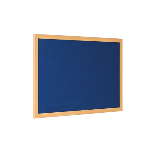 Bi-Office Earth Felt Notice Board 900x600mm Blue RFB0743233