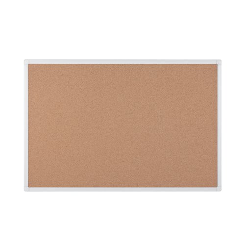 Bi-Office Antimicrobial Cork Board 900x600mm BCA031226