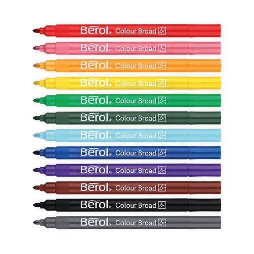 Berol Colour Broad Class Pack Assorted (Pack of 288) 2057598 BR31760 Buy online at Office 5Star or contact us Tel 01594 810081 for assistance