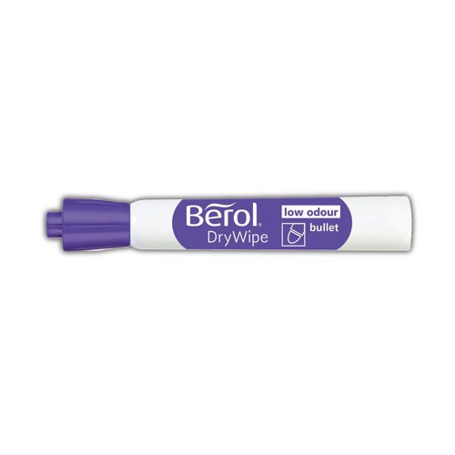 BR84867 Berol Drywipe Marker Bullet Tip Assorted (Pack of 48) 1984867