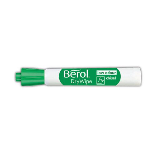 BR84886 | The Berol washable drywipe range has been specially formulated for use on childrens' whiteboards and will wash easily from clothes and most other fabrics. Chisel tip for line width 2.0 - 5.0mm. This assorted pack contains 48 markers, 8x black, and 5x each of blue, red, green, purple, lime, pink, orange and brown.