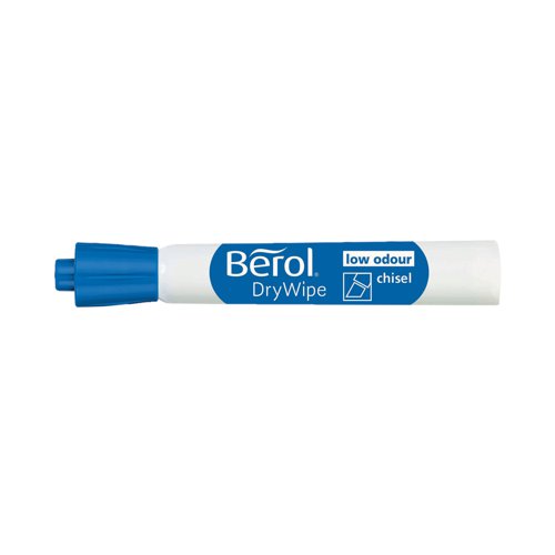 Berol Drywipe Marker Chisel Tip Black (Pack of 48) 1984887