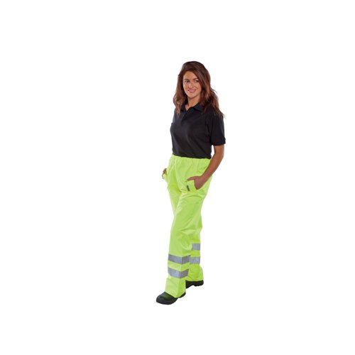 Beeswift Birkdale High Visibility Breathable Trousers BRG12666 Buy online at Office 5Star or contact us Tel 01594 810081 for assistance