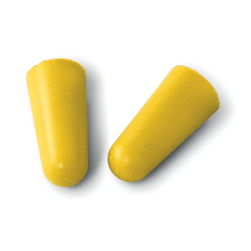 PU Foam Disposable Earplugs Yellow (Pack of 200) QED301 BRG32211 Buy online at Office 5Star or contact us Tel 01594 810081 for assistance
