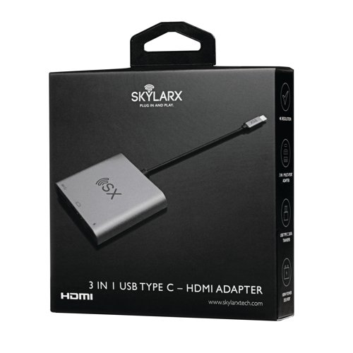 Skylarx 3 In 1 USB Type C HDMI Adaptor SX008