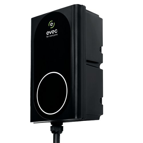 Evec Electric Vehicle Charging Port with Tethered Type 2 Cable Single Phase 7.4kW VEC03