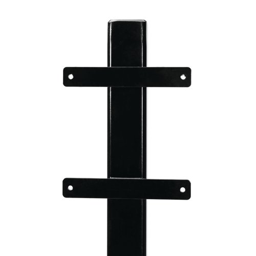 BRI77303 Evec Mounting Post for 1x Wall Mount Charger Steel Black SCP01