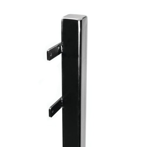 Evec Mounting Post for 1x Wall Mount Charger Steel Black SCP01 | BRI77303 | Evec Ltd