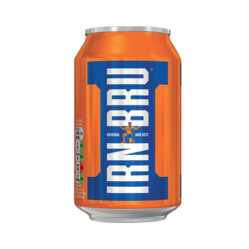 Barrs Irn Bru 330ml Cans (Pack of 24) 982601 BRT00053 Buy online at Office 5Star or contact us Tel 01594 810081 for assistance