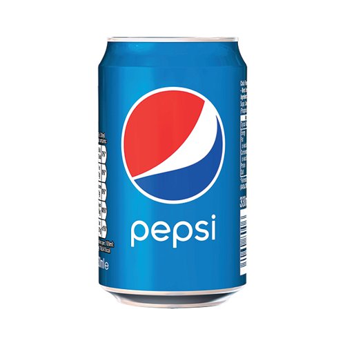 Pepsi Cola Soft Drink Can 330ml (Pack of 24)